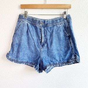 American Eagle Outfitters Light Blue Denim Jean Shorts